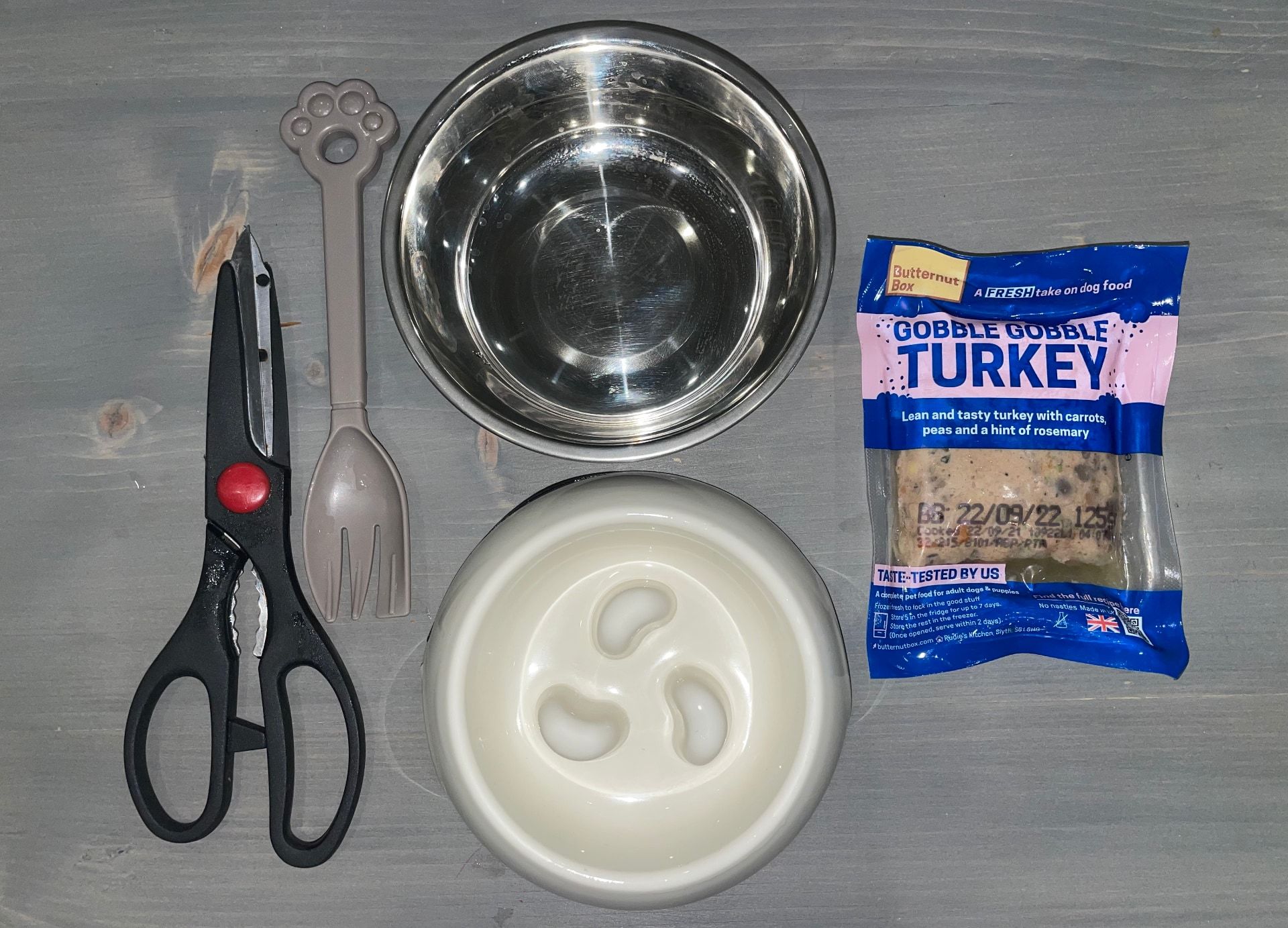 Butternut Box dog food meal preparation