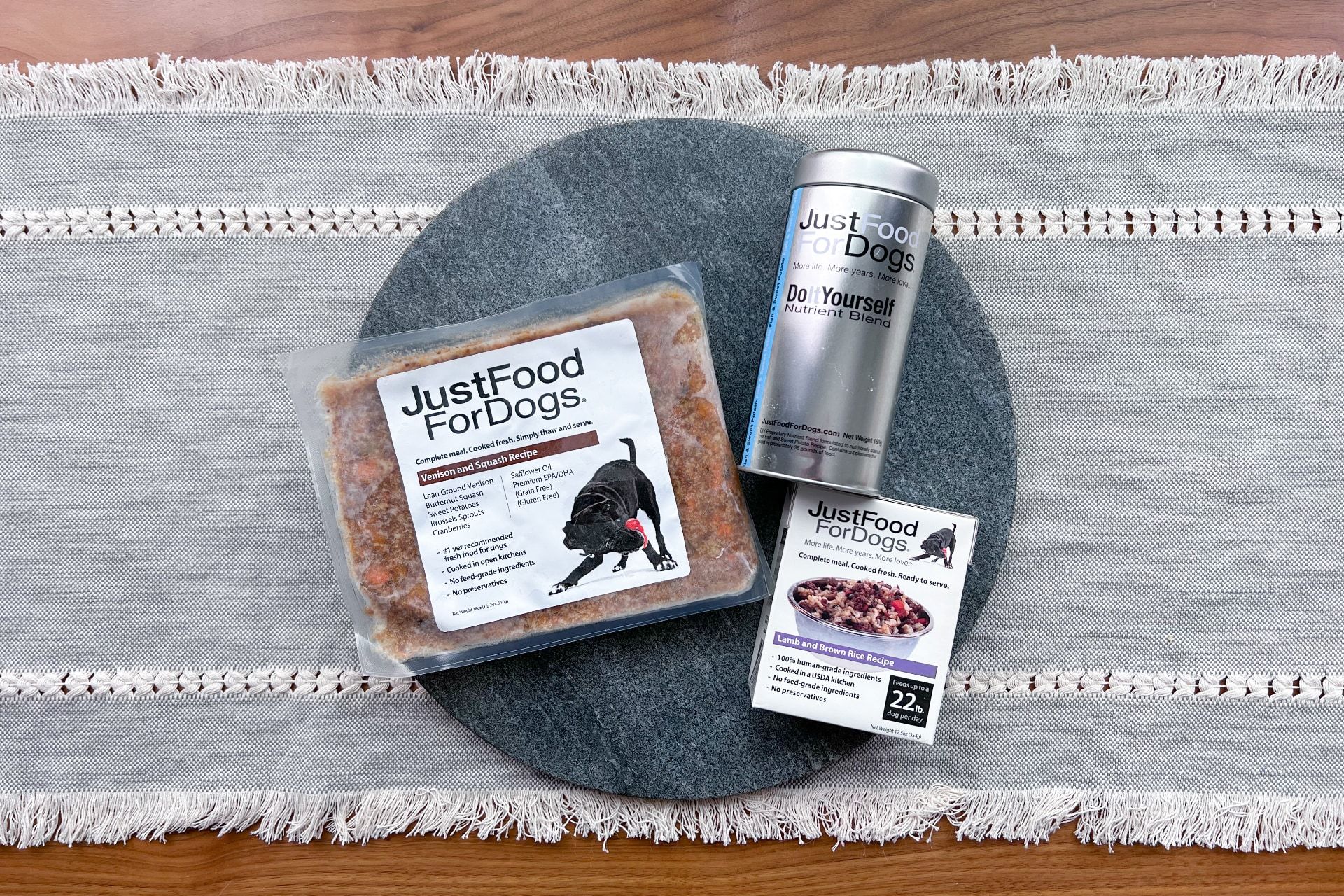 JustFoodForDogs packets