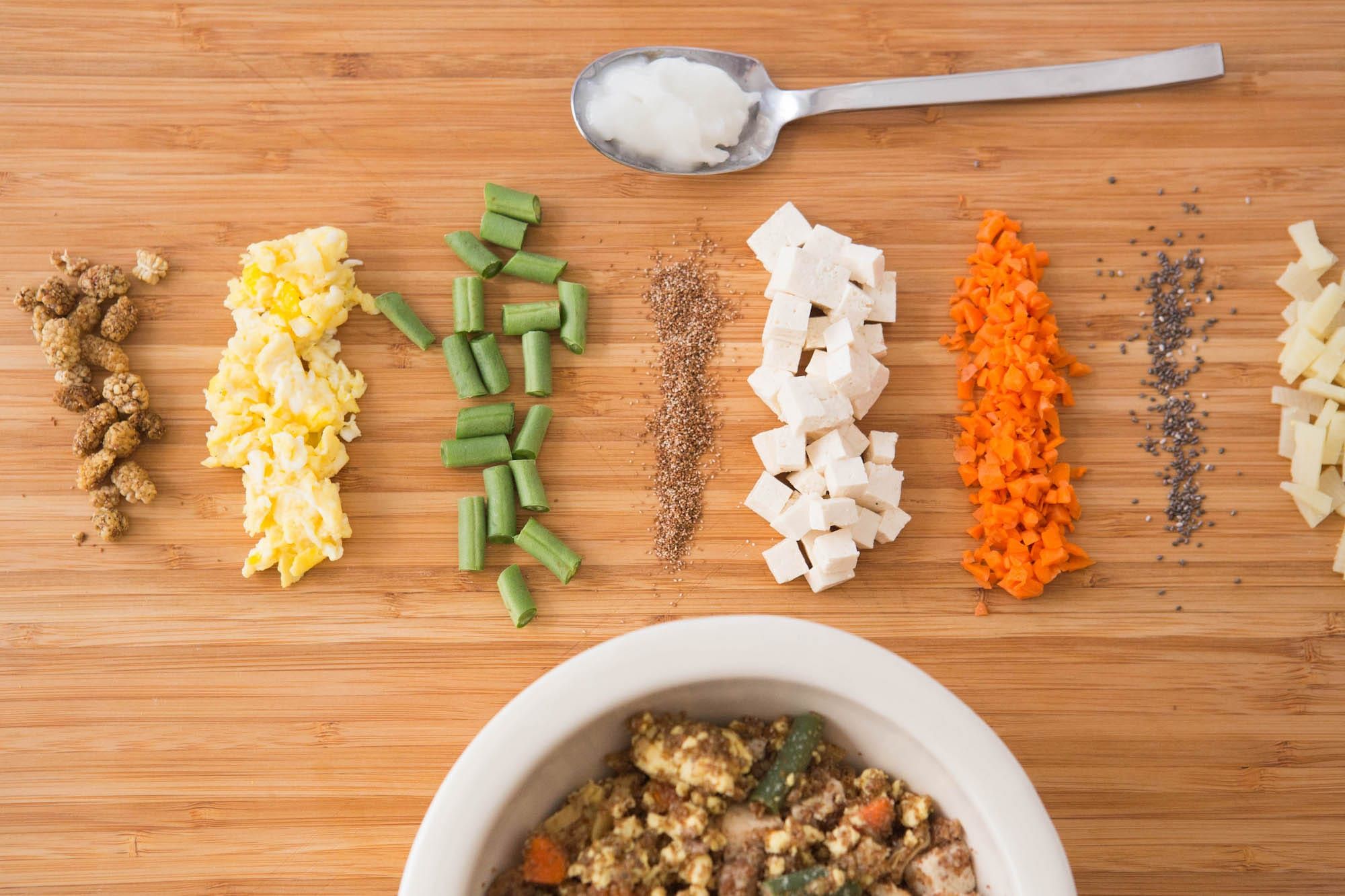 Nom Nom dog food fresh ingredients