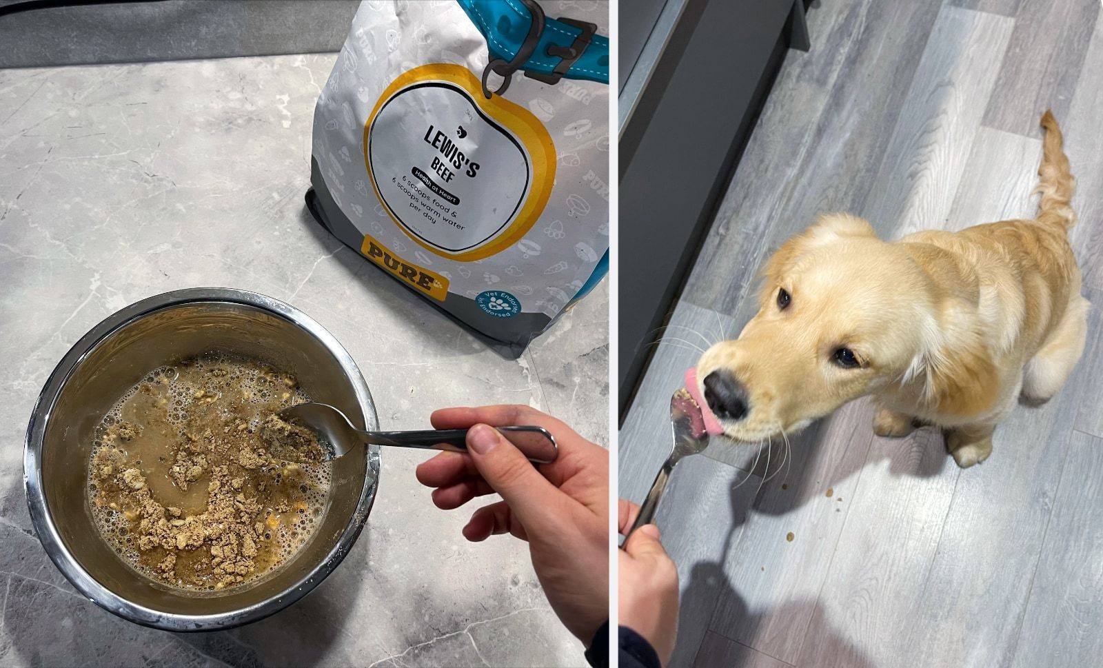 Pure Pet Food preparation